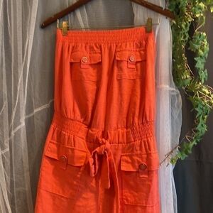 Toxik3 Red Sleeveless jumpsuit​